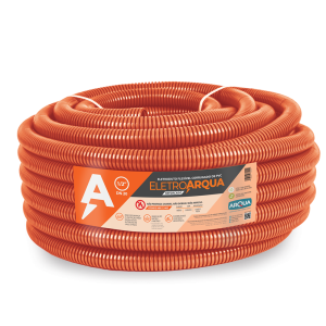 Eletroduto Corrugado Laranja